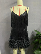 Fun & Flirty Fringe, Feather & Sequin Dress