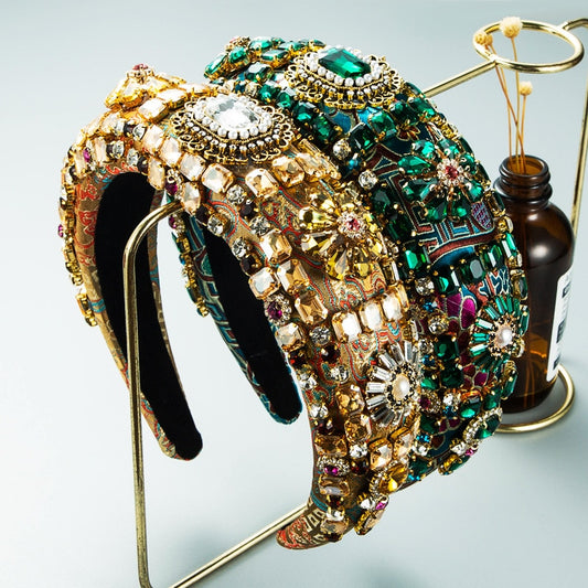 Boho Style Rhinestone Baroque Headbands