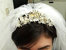 Baroque Style Rhinestone & Pearl Bridal or Quinceanera Tiaras (Handmade Headbands in Multiple Colors and Styles)