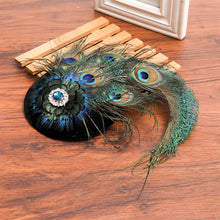 New Peacock Feather Beret/Fascinator