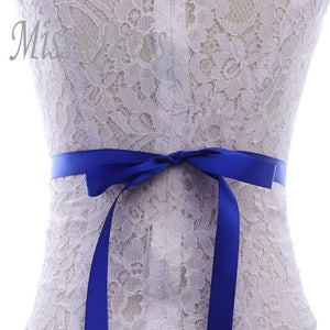 Bridal Belt: Royal Blue Rhinestones (Sash in multiple colors)