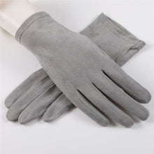 Thin Full-finger Wrist-length Anti-Slip Driving Gloves (4 Colors)