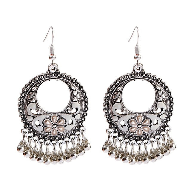 Boho Tasseled Indian Style Drop Earrings