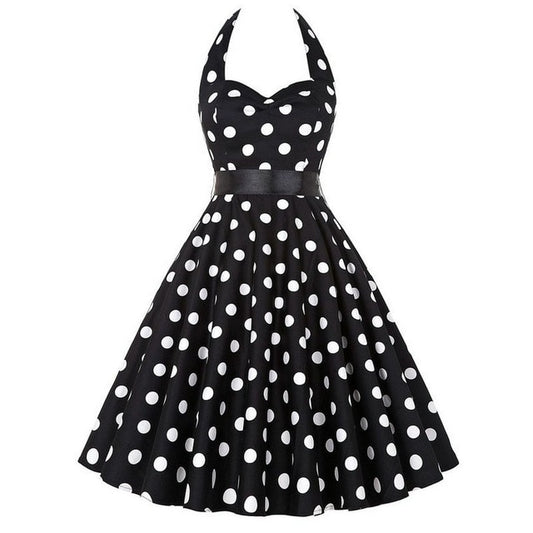 Audrey Hepburn Halter Style Rockabilly Dresses & Slips