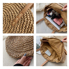 The Perfect Beach Bag - Oversized Circular Straw Totes (8 colors)