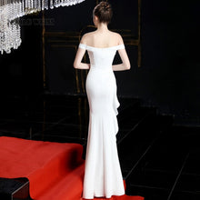 Gorgeous High-Split Off-Shoulder Form-Fitting Prom Gowns (Multiple Colors)