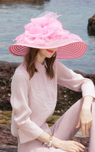 FS Summer Flower Large Brim Organza Beach Hat