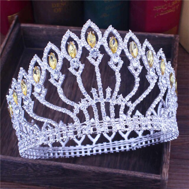 Crystal Queen Wedding Crown (28 styles)