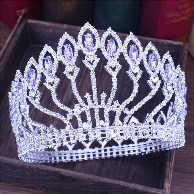 Crystal Queen Wedding Crown (28 styles)