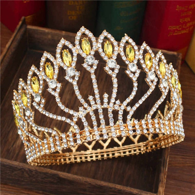 Crystal Queen Wedding Crown (28 styles)