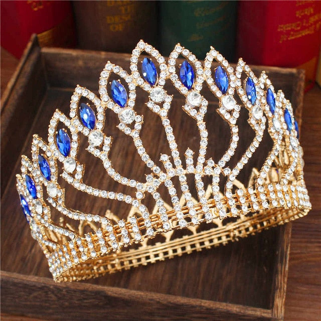 Crystal Queen Wedding Crown (28 styles)