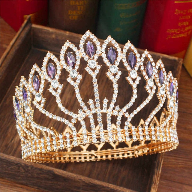 Crystal Queen Wedding Crown (28 styles)