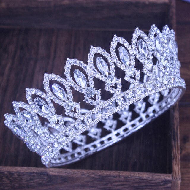 Crystal Queen Wedding Crown (28 styles)