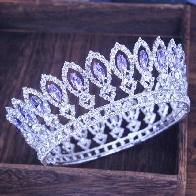 Crystal Queen Wedding Crown (28 styles)