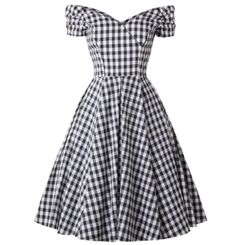 Tartan rockabilly outlet dress