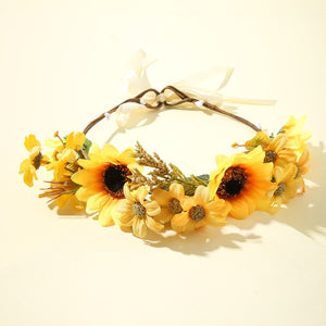 Sunflower Crown Headdress