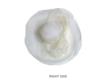 FS Elegant Linen Wedding Hat with Oversized Bowknot (3 colors)