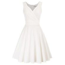 Grace: Elegant Formal V-Neck Flared Velvet Dress