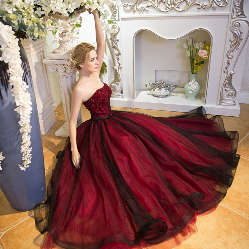 Red Cinderella Ballgown – Karlene Lindsay Designs LLC