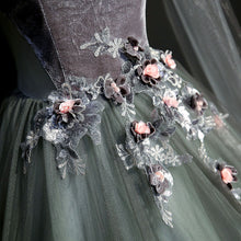 Dark Grey 18th Century Inspired Rococo Gown